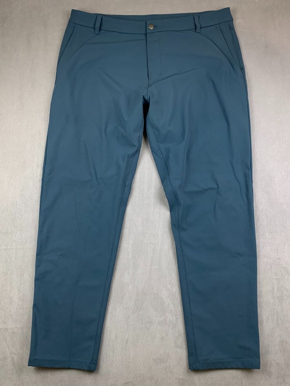 Lululemon Mens Pants 38 Iron Blue Chino Commission Classic-Fit Warpstreme 38x31